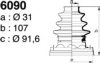 DEPA 6090 Bellow Set, drive shaft